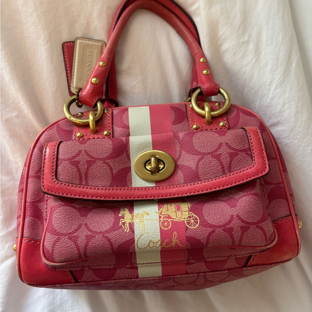 Pink Coach Bag